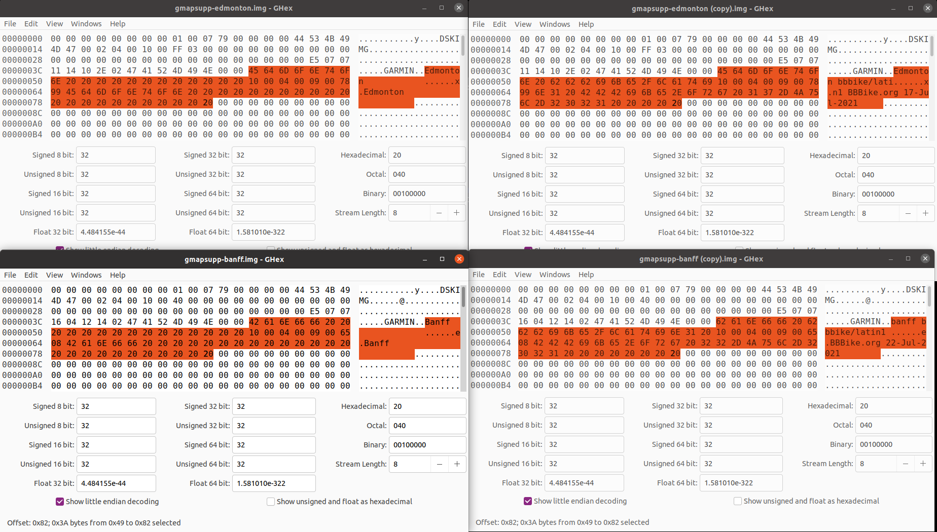 Hex editing Garmin .IMG files