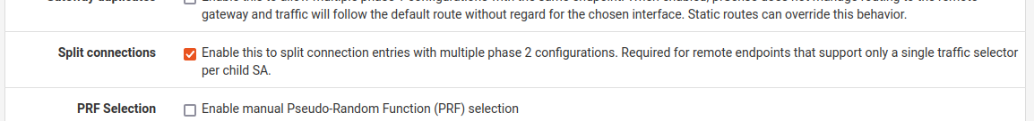 Split Connections